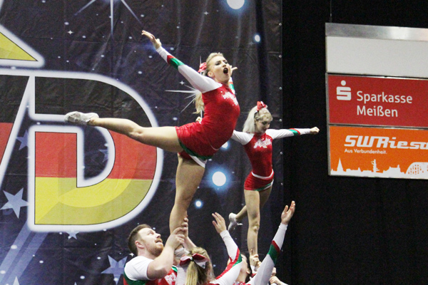 Meisterschaftssaison im Cheerleading beginnt am kommenden Wochenende